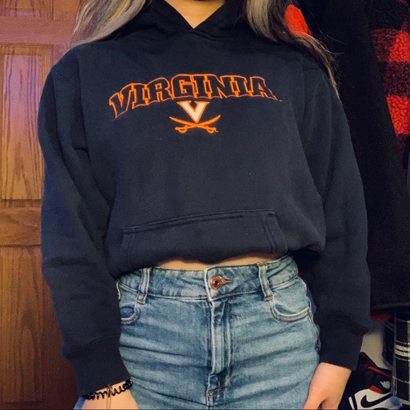 Virginia Vintage Navy Hoodie - Picture 3 of 8